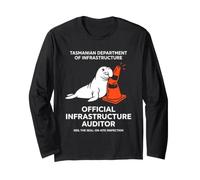 Neil The Seal Tasmanian Infrastructure Auditor Manga Larga