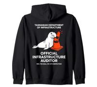 Neil The Seal Tasmanian Infrastructure Auditor Sudadera con Capucha