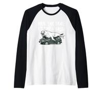Neil The Seal Ungovernable Southern Elephant Seal Camiseta Manga Raglan