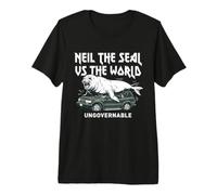 Neil The Seal Ungovernable Southern Elephant Seal Camiseta Premium