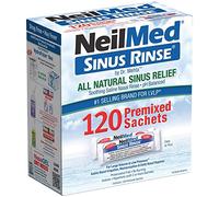 NeilMed Sinus Rinse Kit de enjuague nasal salino, 120 unidades