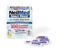 NeilMed Sinus Rinse Kit de enjuague nasal salino, 120 unidades