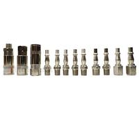 Neilsen CT2887 - Juego de accesorios y acoplamientos de conexión rápida (12 unidades)