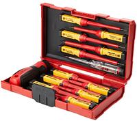 Neilsen VDE SCREWDRIVER SET INSULATED 1000V SECURITY FLAT PH PZ STAR CHANGE ROBUST CASE