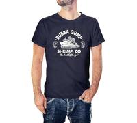 NEIOASVML Bubba Gump Shrimp Inspired by Printed T-Shirt Black Black Mens