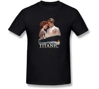 NEIOASVML Man Movie Poster Jack and Rose Mercerized Cotton T-Shirts Black Men T-Shirt