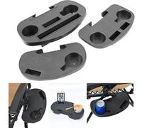 NEIQIUWING 1 soporte para sillas de plástico negro, apto para tumbonas con marco tubular redondo