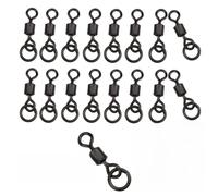 NEIQIUWING 10/20/50/100 piezas CHOD remolinos tamaño 8# Remolino de pesca de carpa