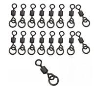 NEIQIUWING 10/20/50/100 piezas CHOD remolinos tamaño 8# Remolino de pesca de carpa