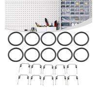 NEIQIUWING 10 juntas tóricas de pistón 876174 y muelle de alimentación 877761, para piezas de herramientas eléctricas NV45AA de alto rendimiento