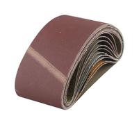 NEIQIUWING 12 Stück 75 x 457 mm Schleifbänder, Körnung 60, 80, 120, 150, 240, 400, Bandschleifer-Schleifpapier