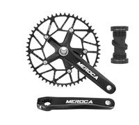 NEIQIUWING 170 mm manivela 130 BCD 50-58T hoja de cadena redonda dentado ancho estrecho con rodamiento interior