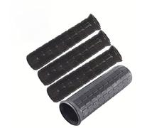 NEIQIUWING 2 mangos de goma para carretilla, tubos redondos, color negro