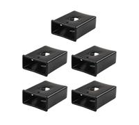 NEIQIUWING 5 piezas de tubo cuadrado para aparatos de fitness, casquillo adaptador de 40 x 80 a 30 x 70 mm