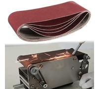 NEIQIUWING 5 Stück Schleifbänder, Körnung 40-800, Schleifpapier aus Aluminiumoxid, 75 x 457 mm