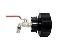 NEIQIUWING Adaptador de depósito de agua IBC: conexión de brida tipo S100x8/S60x6, para contenedores IBC