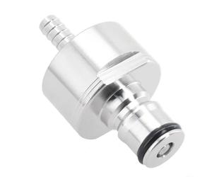 NEIQIUWING Adaptador de llenado de botellas de ácido carbónico para vino, cerveza y válvula de cola, conexión para botellas de PET, dispositivos de burbujas, accesorios de plata 6 cm