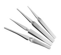 NEIQIUWING Alicates de punta de acero, autobloqueo, mango antideslizante, 116-158 mm, adecuado para reparaciones de circuitos integrados, piezas de ordenador, cámaras y teléfonos móviles, 1 unidad