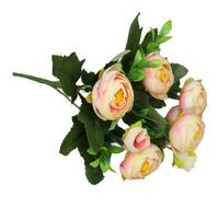 NEIQIUWING Artificial Camellia Flower Branch Silk Floral Decor