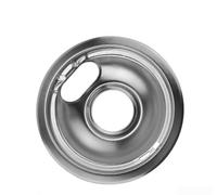 NEIQIUWING Bandeja de goteo de hierro cromado para cocina de gas, 6 y 8 pulgadas, resistente al calor, apta para lavavajillas, accesorios de cocina (6 pulgadas)