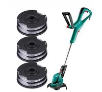 NEIQIUWING Bobinas de hilo de corte para Bosch Art 24, 27, 30, 30-36 LI (3 unidades, 18 m, 1,6 mm)