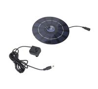 NEIQIUWING Bomba solar de 10 W: crea un hermoso telón de fondo para tu jardín.