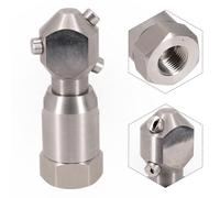NEIQIUWING Boquilla de lavado de tanque de acero inoxidable giratoria de 360 grados con función de pulverización