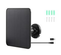 NEIQIUWING Cargador de panel solar de 5 W para Ring Video Doorbell 4/3/2 cargador solar con cable de alimentación