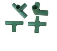 NEIQIUWING Conector de marco de jardín de 11 mm. Soporte y marco de invernadero de alto rendimiento