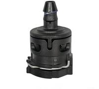 NEIQIUWING Conector de tubo de refrigeración de plástico negro para BMW ID6 NW6, conexión de calefacción duradera construida de forma duradera, flujo óptimo, fácil manejo, aplicación universal (recto)