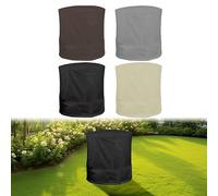 NEIQIUWING Cubierta para cortadora de madera de jardín, color negro y gris, 85 x 110 cm