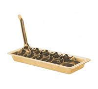 NEIQIUWING Cubitera extraíble de acero inoxidable, juego de 18 piezas