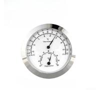 NEIQIUWING Digital para mini termómetro e higrómetro para montaje, medición precisa de temperatura y humedad, compacto (Silver43)