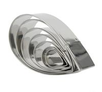 NEIQIUWING Dive Into Creativity With This Set of 7 Water Drop Shape Cookie Cutters Made from Stainless Steel Material
