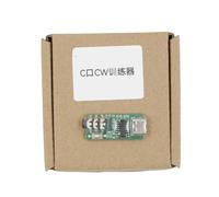 NEIQIUWING Entrenador de teclas CW PC+V-Band Morse Code-Trainer Tipo-C/USB Morse Entrenador Telegraftrainer Conector de botón Tipo-C CW-Trainer