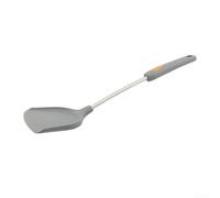 NEIQIUWING Espátula de silicona resistente al calor de 304: mango ergonómico, apto para lavavajillas y gancho para colgar para sartenes antiadherentes, utensilios de cocina para freír y revolver