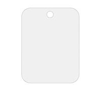 NEIQIUWING Espejo de baño de acrílico antivaho, 13 x 17 cm