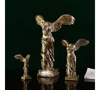 NEIQIUWING Estatua alada de la diosa de la victoria de Samotracia, decoración de mesa