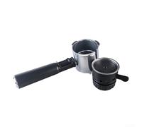 NEIQIUWING Filtro de porta para cafetera espresso Petrus de 51 mm, aleación de aluminio y polipropileno, cesta de filtro extraíble, mango ergonómico, cápsulas de café de 37 x 28 mm