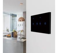 NEIQIUWING Interruptor táctil inteligente para casa inteligente, control por aplicación Tuya, control remoto por voz