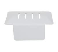 NEIQIUWING Jabonera de madera de nogal montada en la pared: sin necesidad de taladrar, madera natural, elegante y funcional