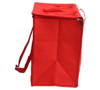 NEIQIUWING Juego de 2 bolsas de la compra con aislamiento térmico, 41 x 33 x 23 cm, capacidad de 35 l, reutilizables, plegables, para alimentos, bebidas y picnics, color rojo