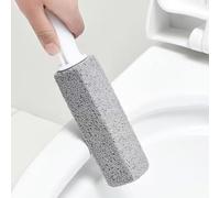 NEIQIUWING Juego de 3 esponjas Pumice para inodoro, lavabo y bañera, elimina la cal, el óxido y las manchas, con mango, piedra pómez natural