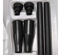 NEIQIUWING Juego de 8 boquillas de plástico multifuncionales negras para fuentes de jardín