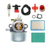 NEIQIUWING Juego de carburador compatible con hidrolimpiadora Troy 6,75 CV modelo 020240, repuesto para 214661 214570 497586 499059, kit completo con junta de filtro de imprimación
