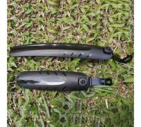 NEIQIUWING Juego de guardabarros delantero y trasero para bicicleta de 12 a 14 pulgadas / 16-20 pulgadas, de plástico resistente, con cierre rápido, para bicicletas pequeñas y plegables