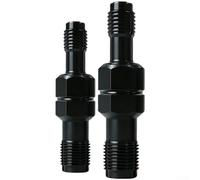 NEIQIUWING Juego de roscas de bujía de precisión de acero 45# para 10-12 mm, 14-18 mm, duradero y resistente a la deformación, fácil de usar con salida de chip (2 unidades)