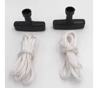 NEIQIUWING Kit de cuerda de arranque para motor de 4 tiempos: GX100, GX120, GX240, GX270, GX390, 2 mangos y 2 cuerdas