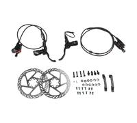 NEIQIUWING Kit de frenos hidráulicos para bicicletas eléctricas con cable de freno delantero de 800 mm y cable de freno trasero de 1400 mm