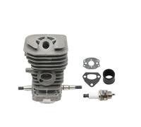 NEIQIUWING Kit de pistón cilíndrico compatible con Husqvarna HU137/142, aleación de aluminio, resistente al desgaste, sustituye a 530069941 530049794 para motosierra
